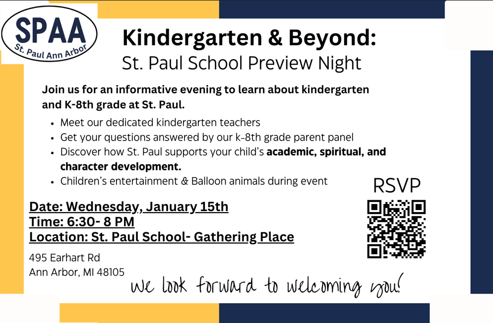 Kindergarten & Beyond flyer